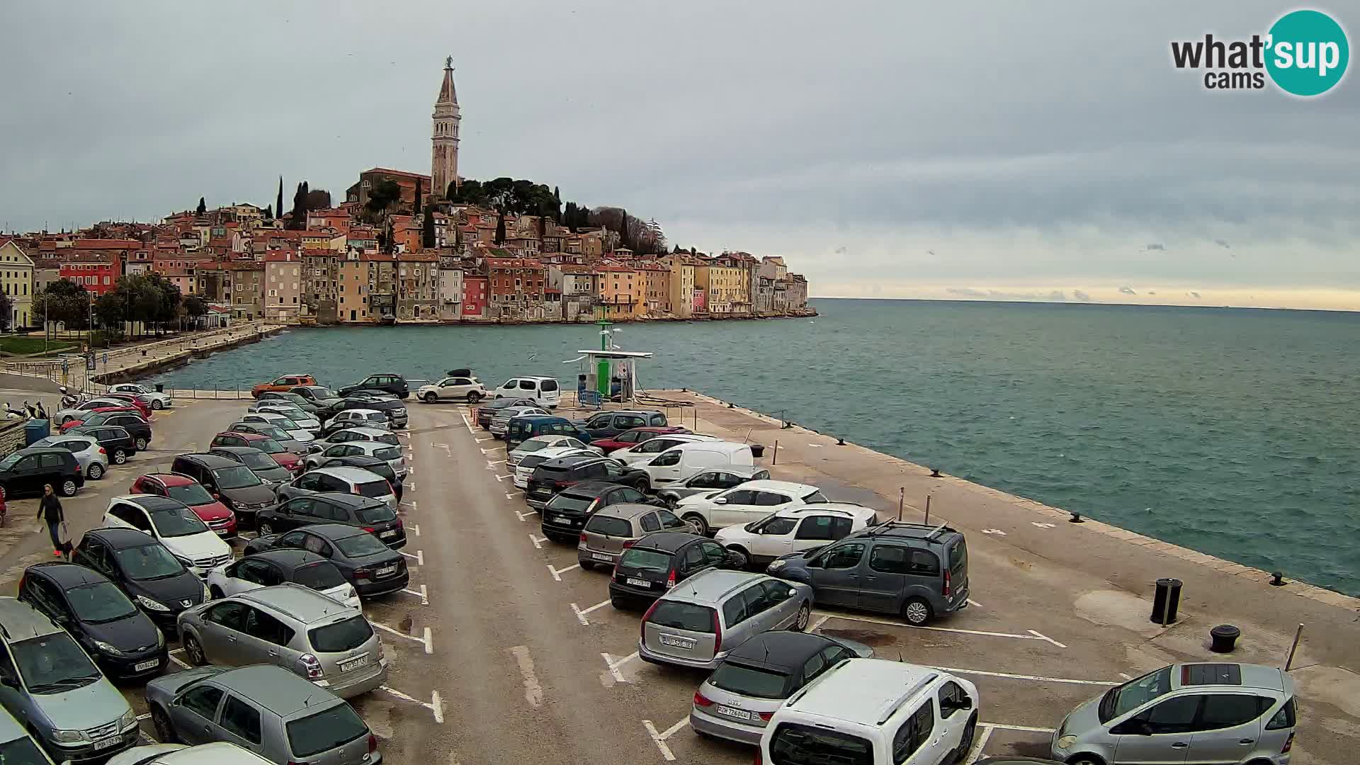 Webcam live Rovinj panorama de la ville | Istrie