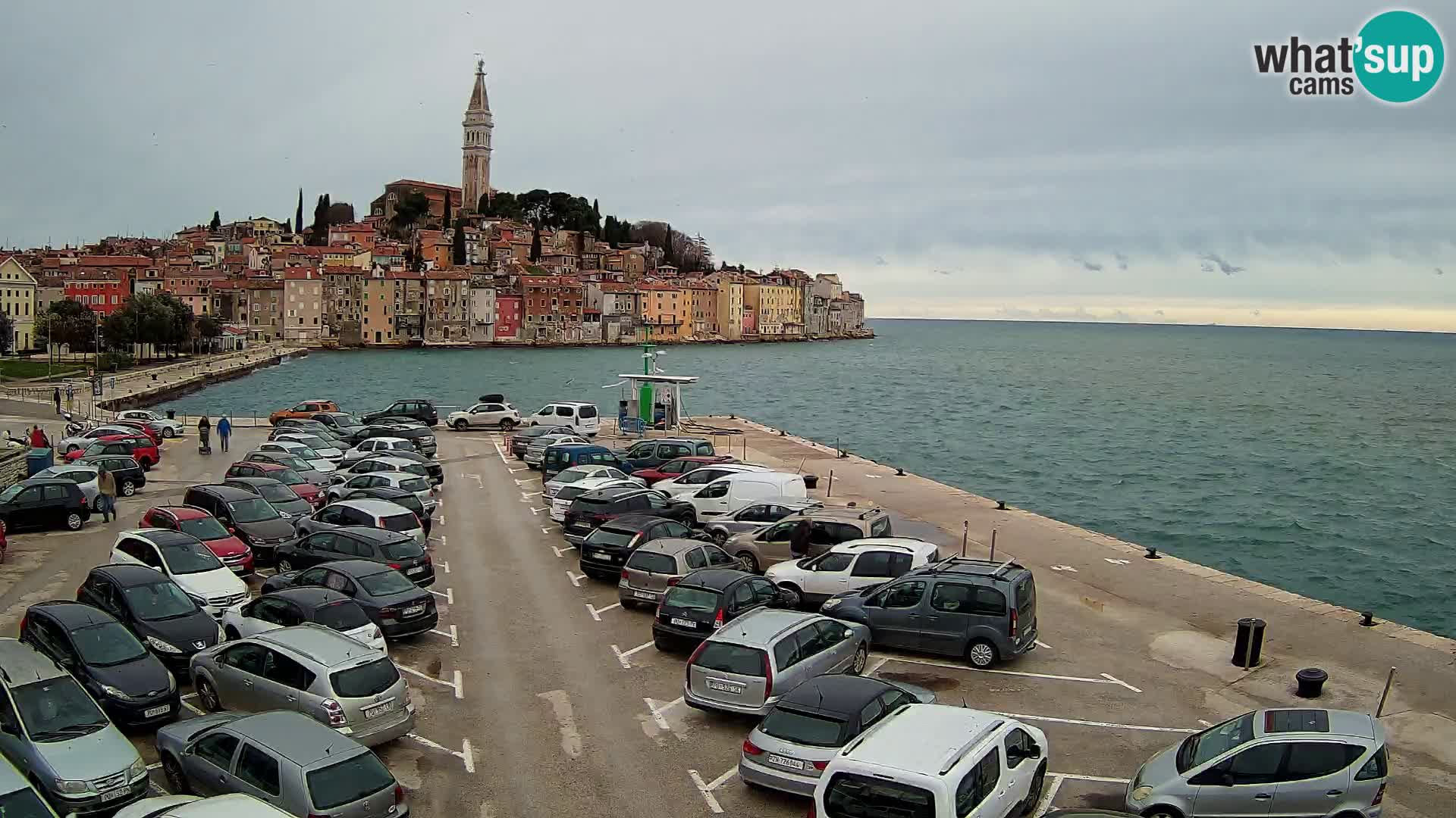 Webcam live Rovinj panorama de la ville | Istrie