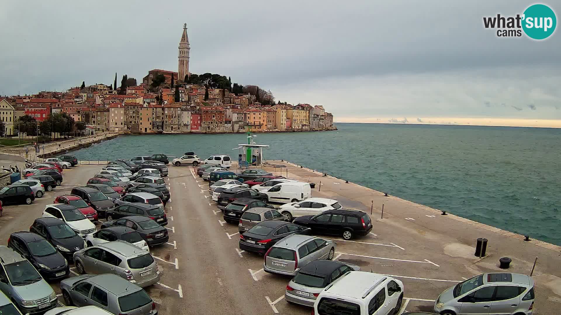 Web kamera Rovinj panorama grada