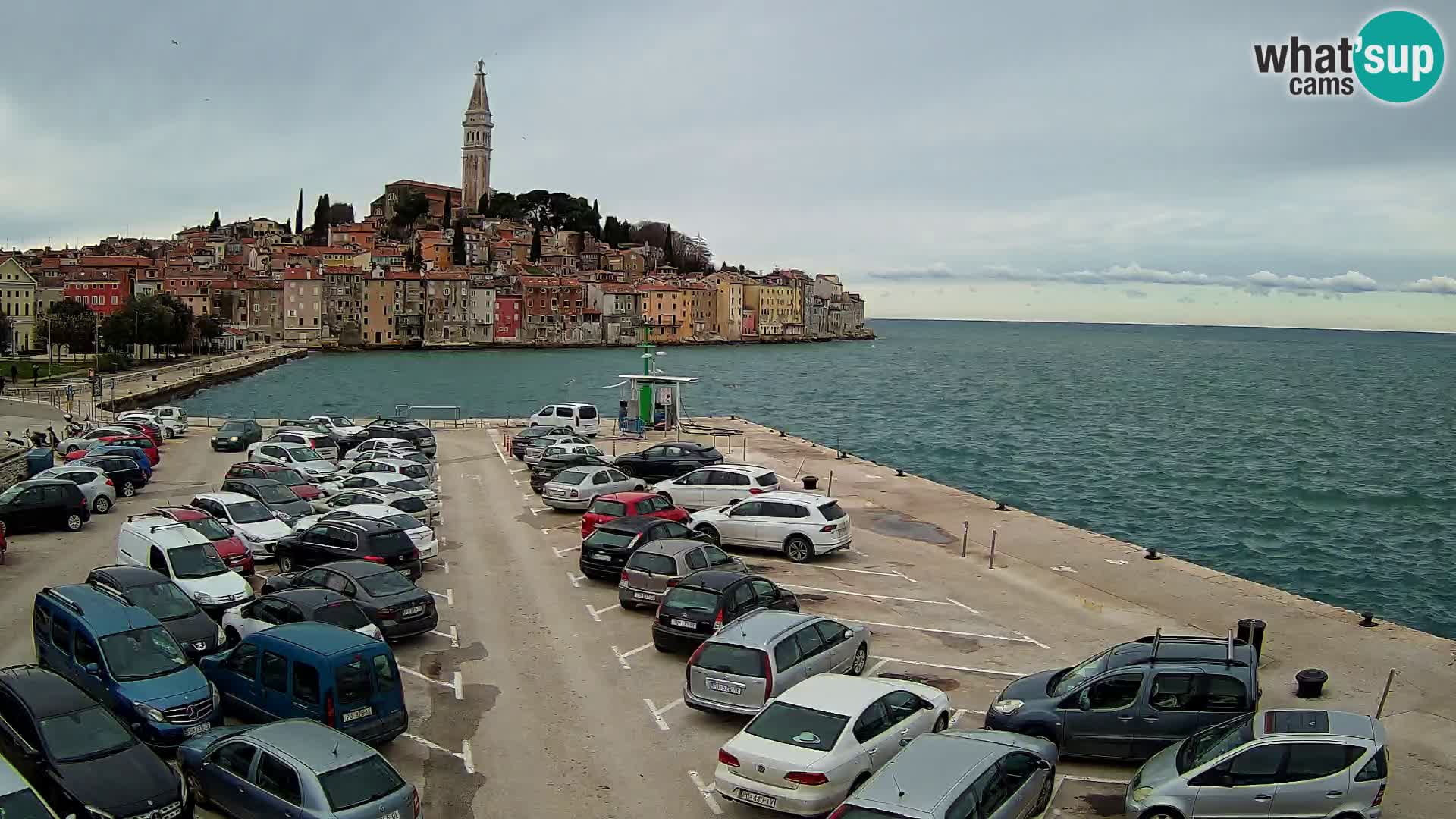 Webcam live Rovinj panorama de la ville | Istrie