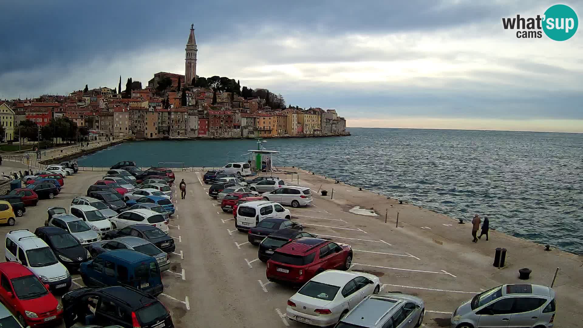 Web kamera Rovinj panorama grada