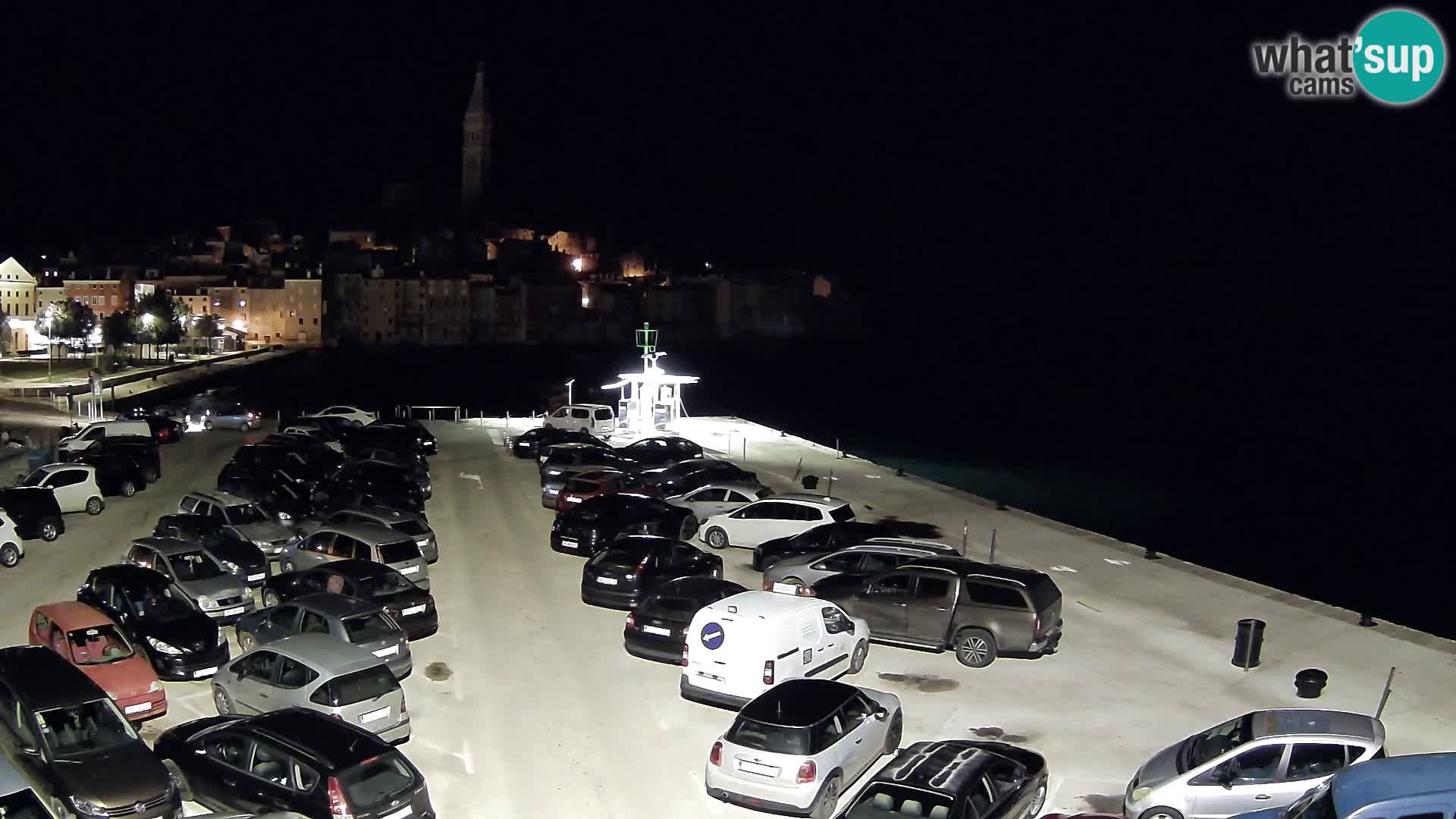 Webcam live Rovinj panorama de la ville | Istrie