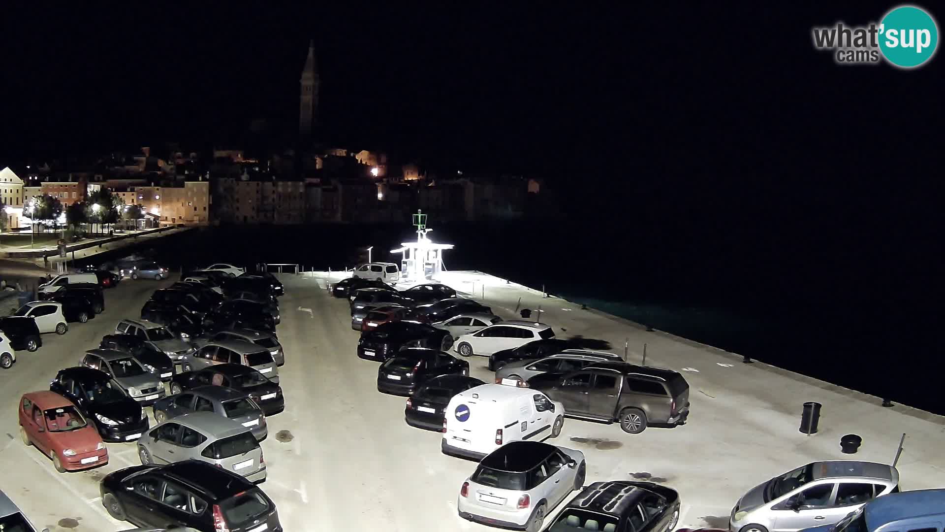 Webcam live Rovinj panorama de la ville | Istrie