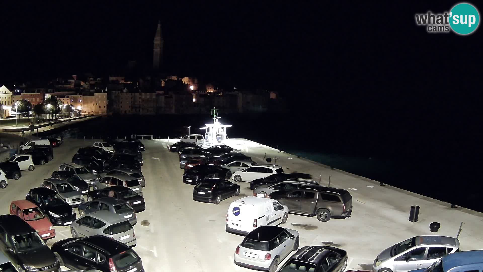 Webcam live Rovinj panorama de la ville | Istrie