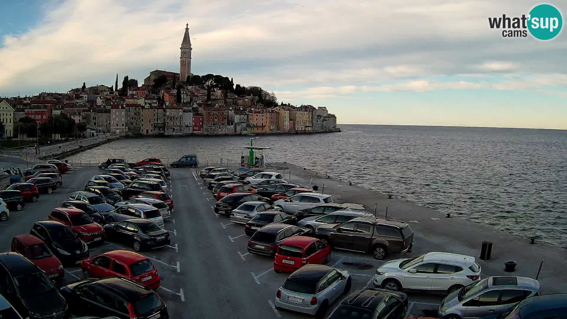 Webcam live Rovinj panorama de la ville | Istrie