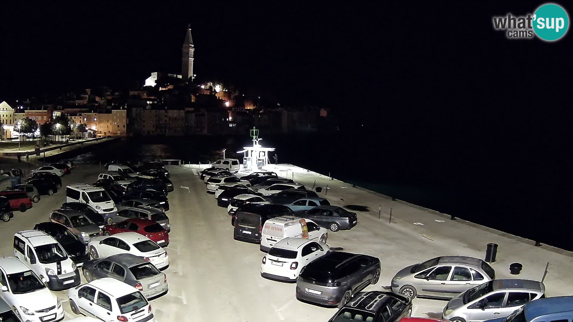 Webcam live Rovinj panorama de la ville | Istrie