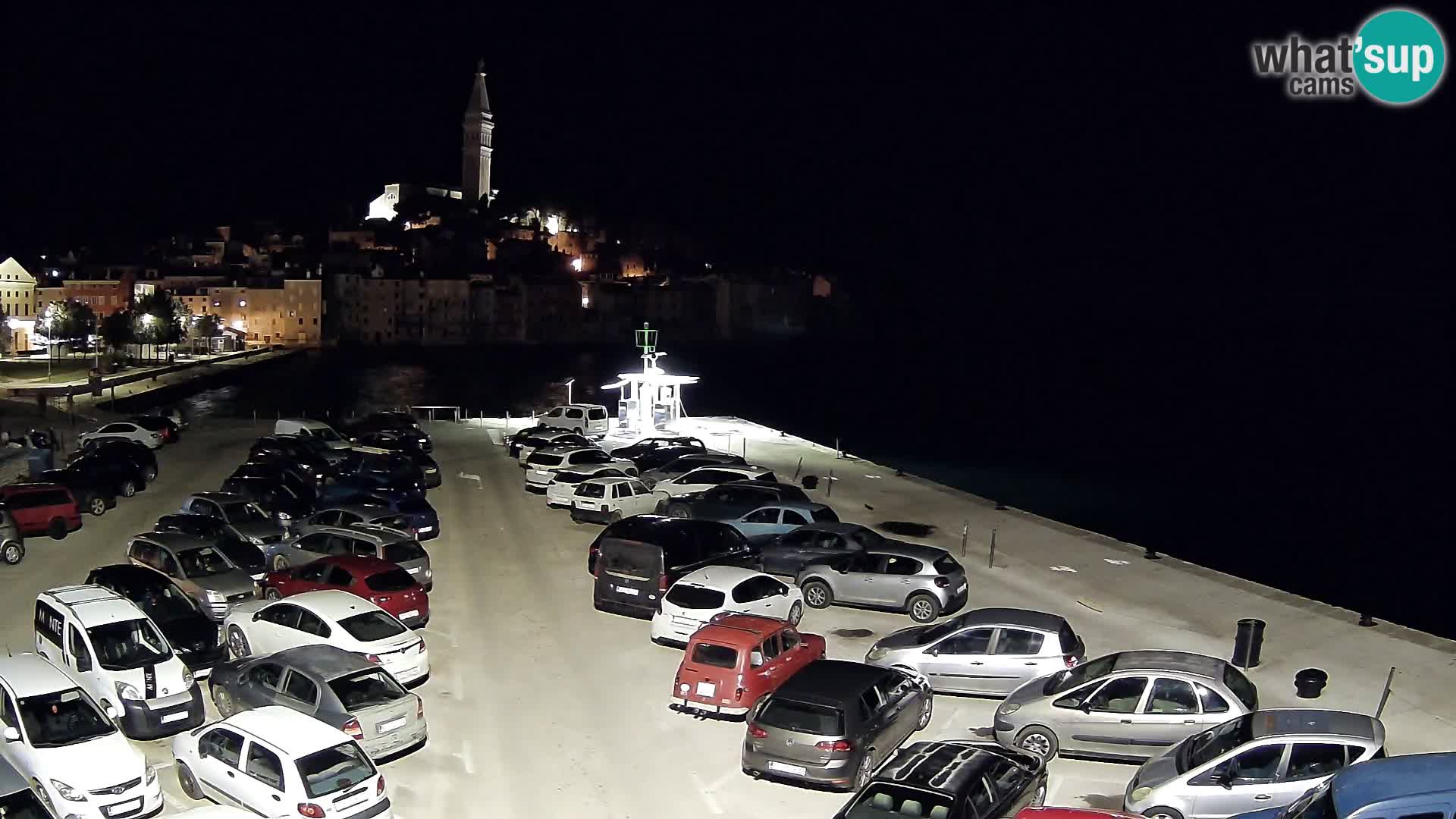 Webcam live Rovinj panorama de la ville | Istrie