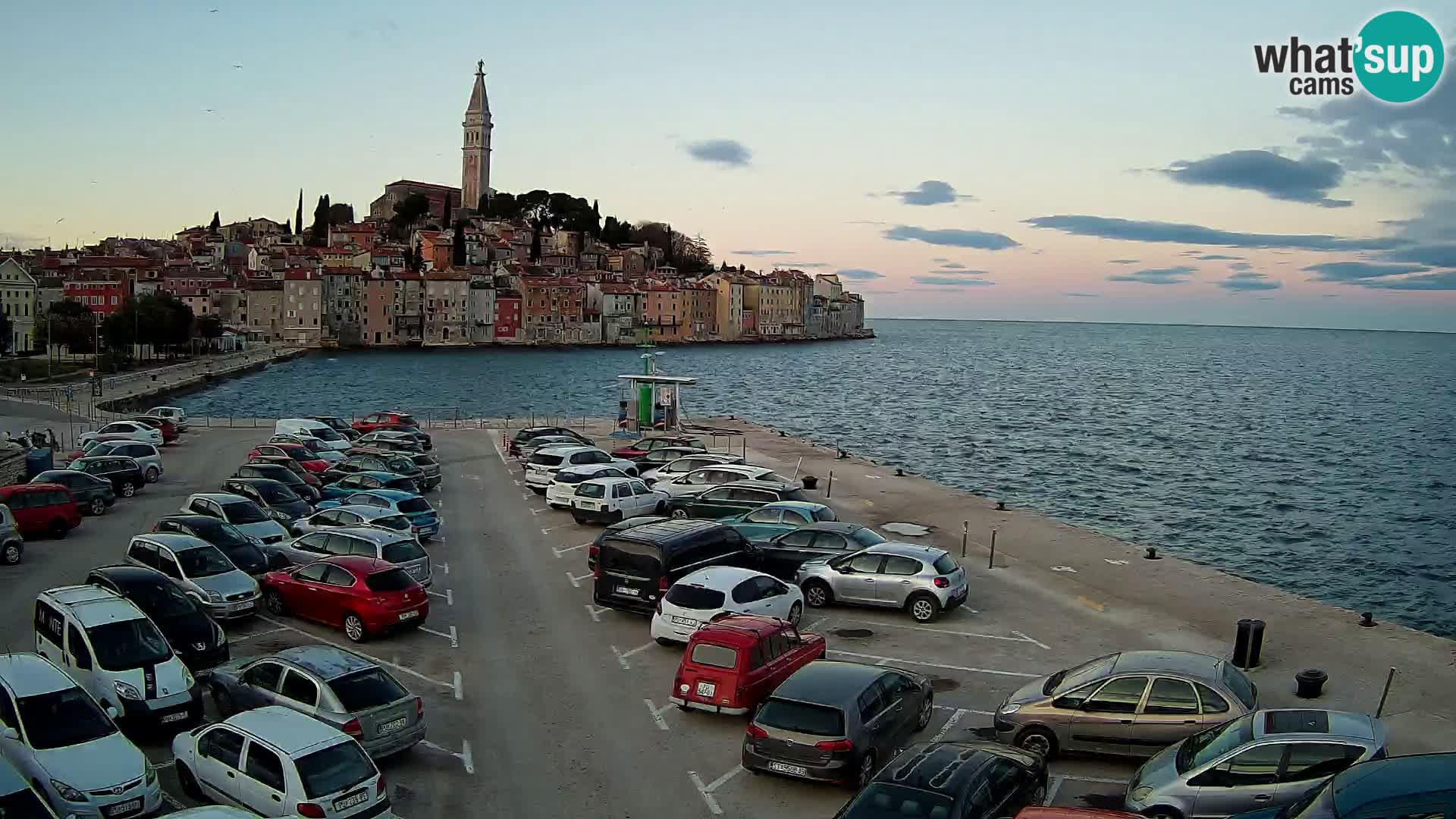 Web kamera Rovinj panorama grada