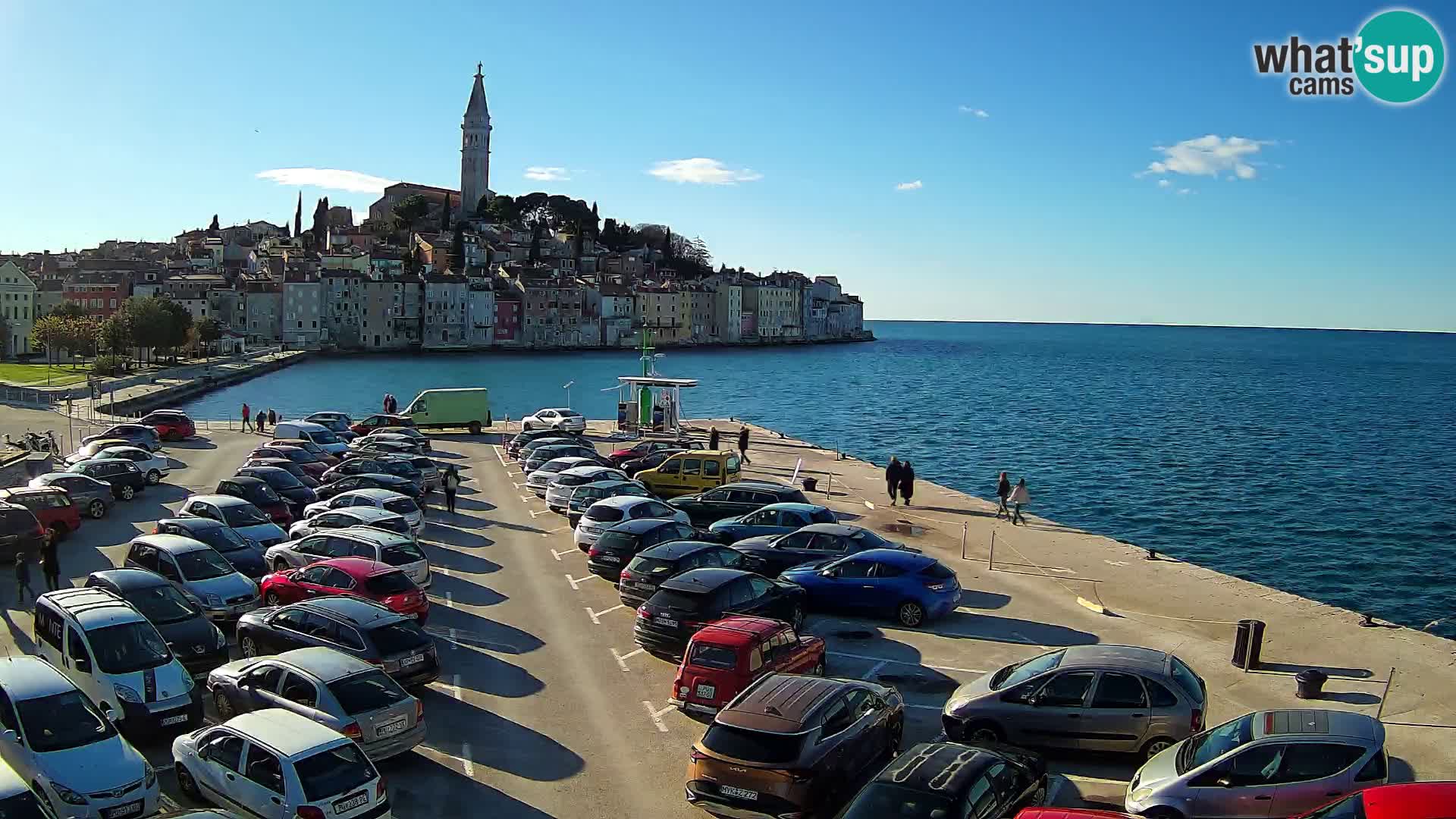 Web kamera Rovinj panorama grada