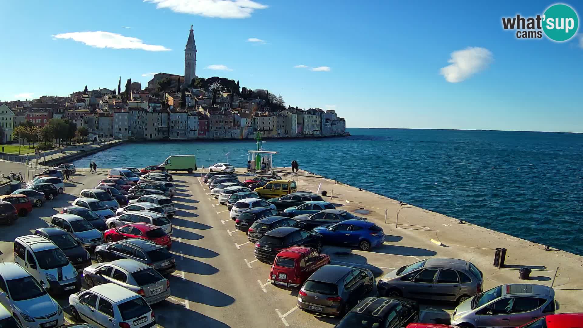 Webcam Rovinj panorama de la ciudad | Istria