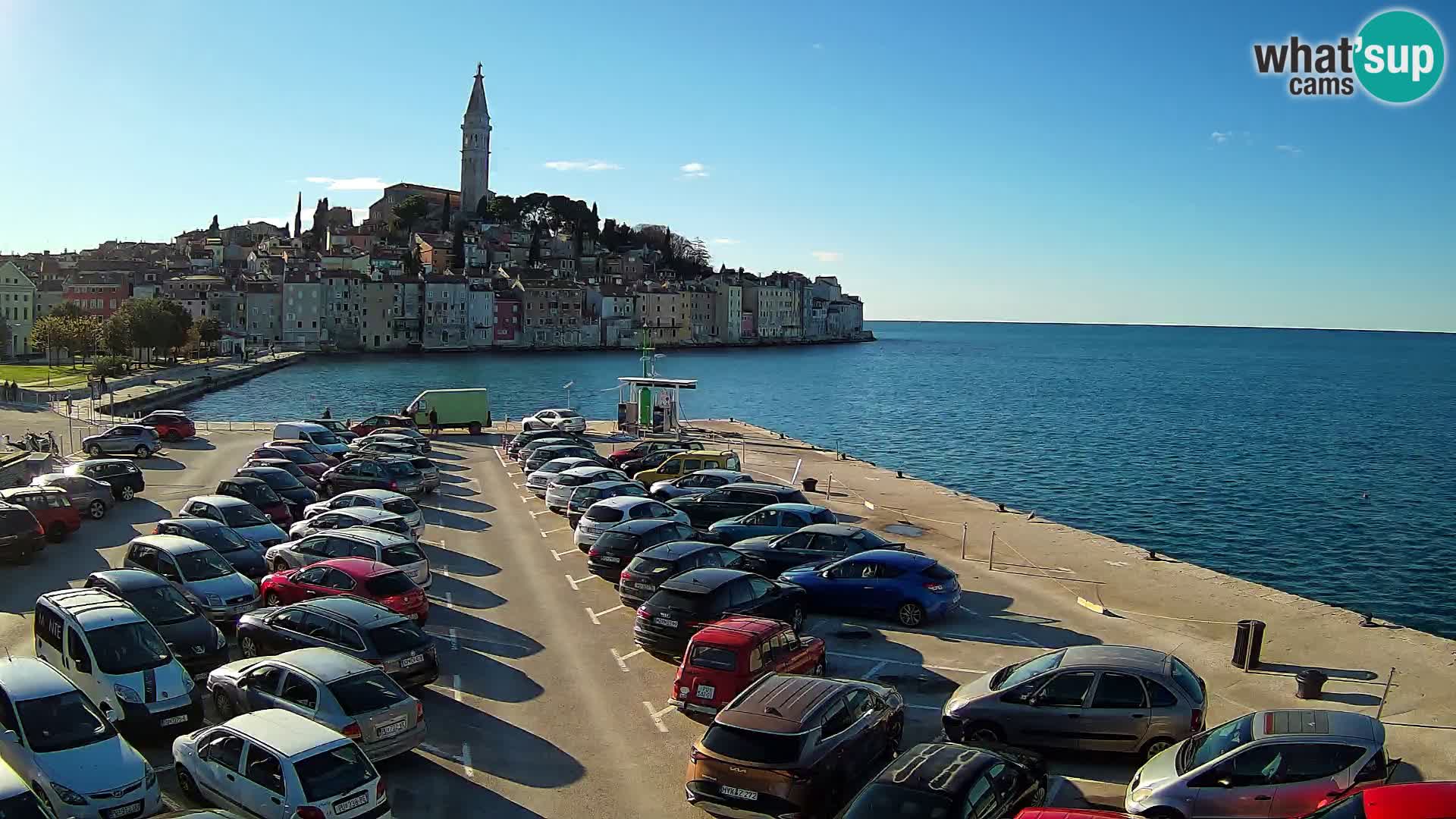 Webcam Rovinj panorama de la ciudad | Istria