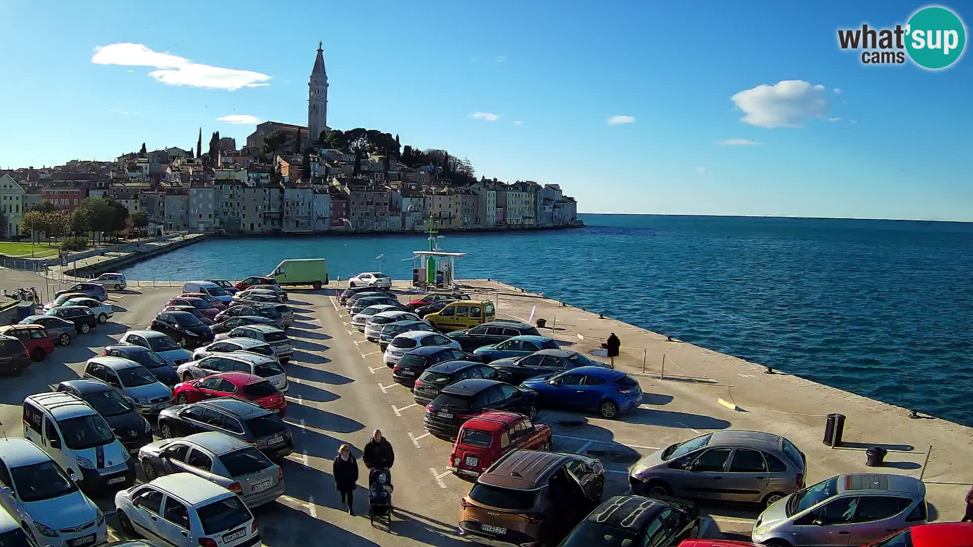 Webcam Rovinj panorama de la ciudad | Istria