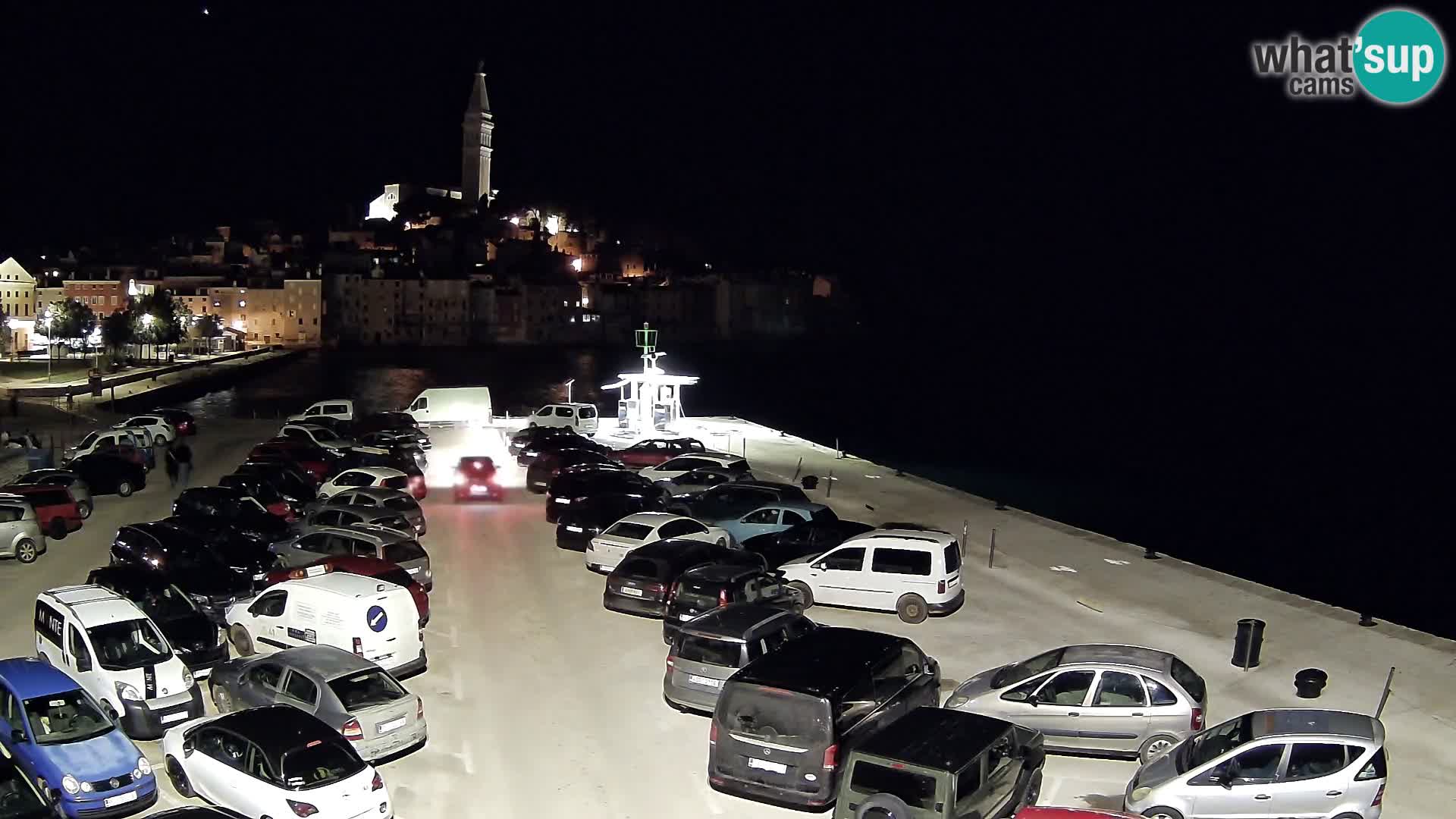 Webcam live Rovinj panorama de la ville | Istrie