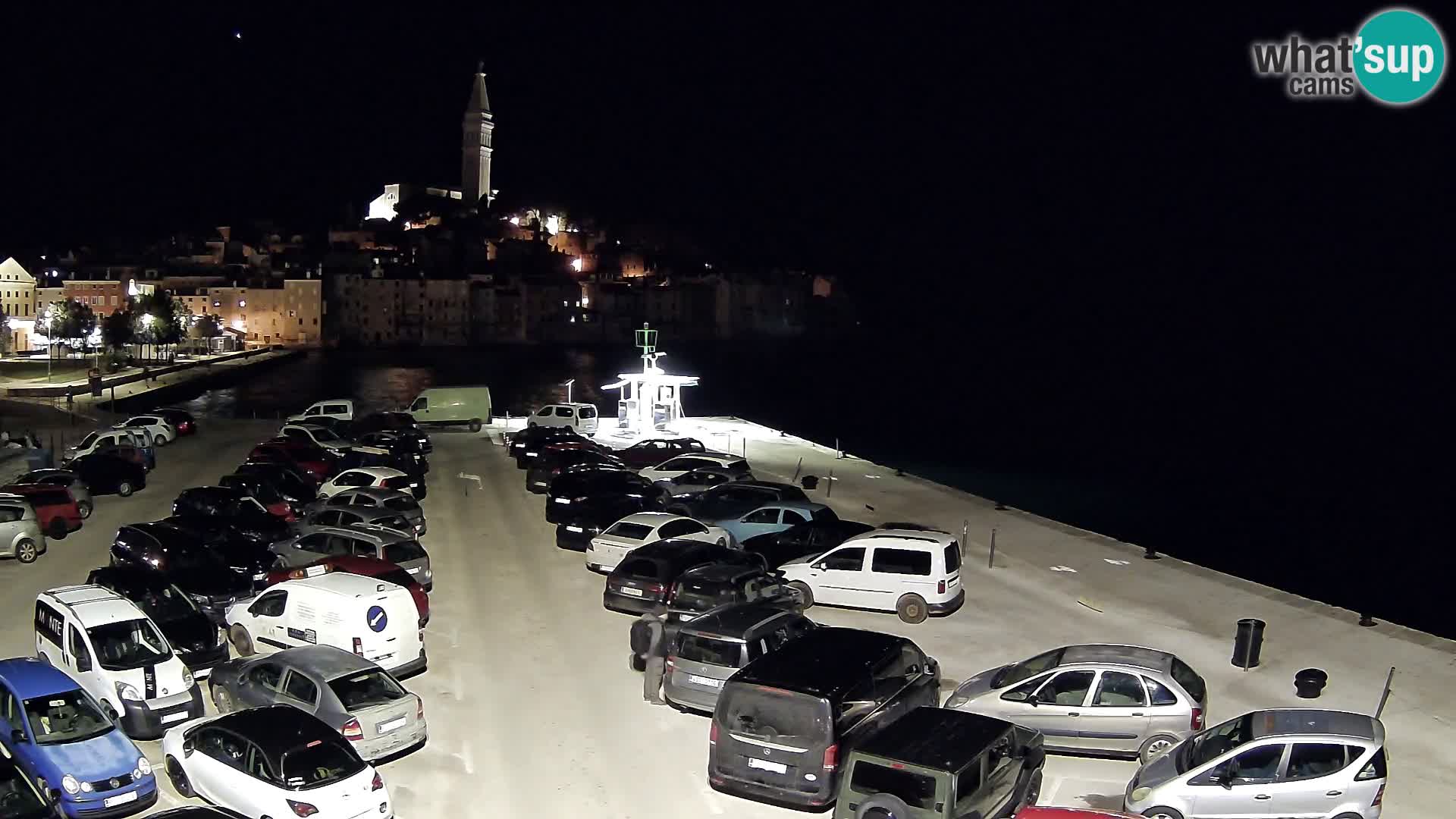 Webcam live Rovinj panorama de la ville | Istrie