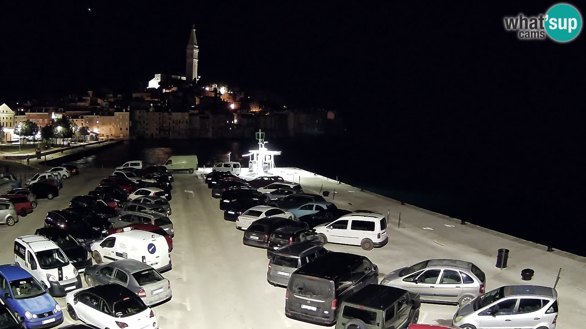 Webcam live Rovinj panorama de la ville | Istrie