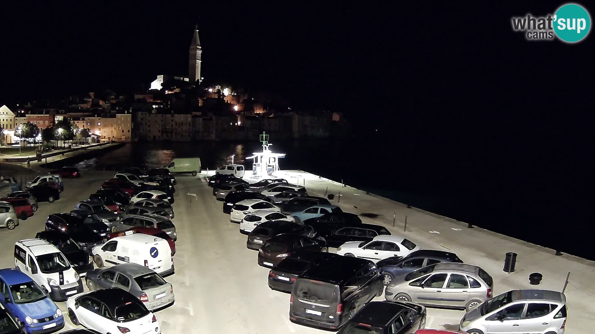 Spletna kamera Rovinj panorama mesta | Istra