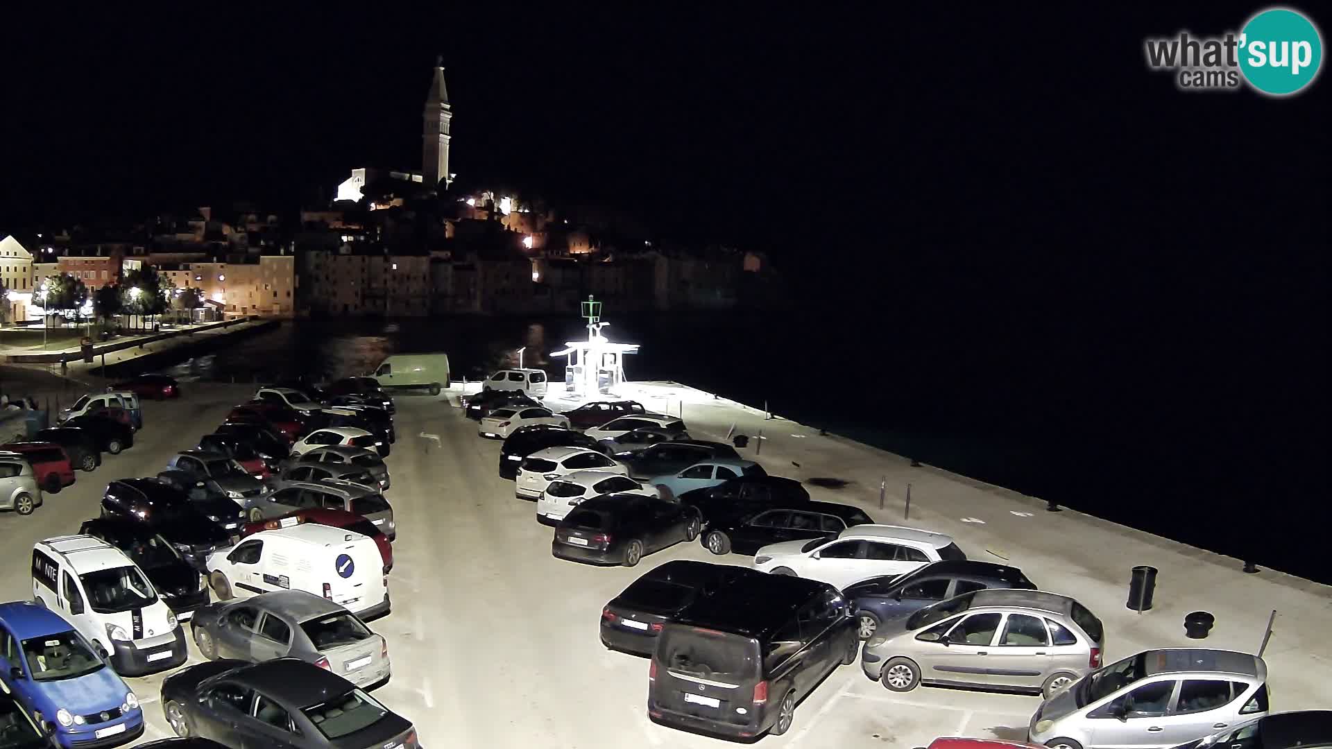 Webcam live Rovinj panorama de la ville | Istrie