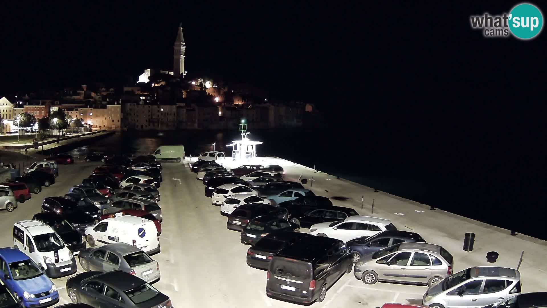 Webcam live Rovinj panorama de la ville | Istrie