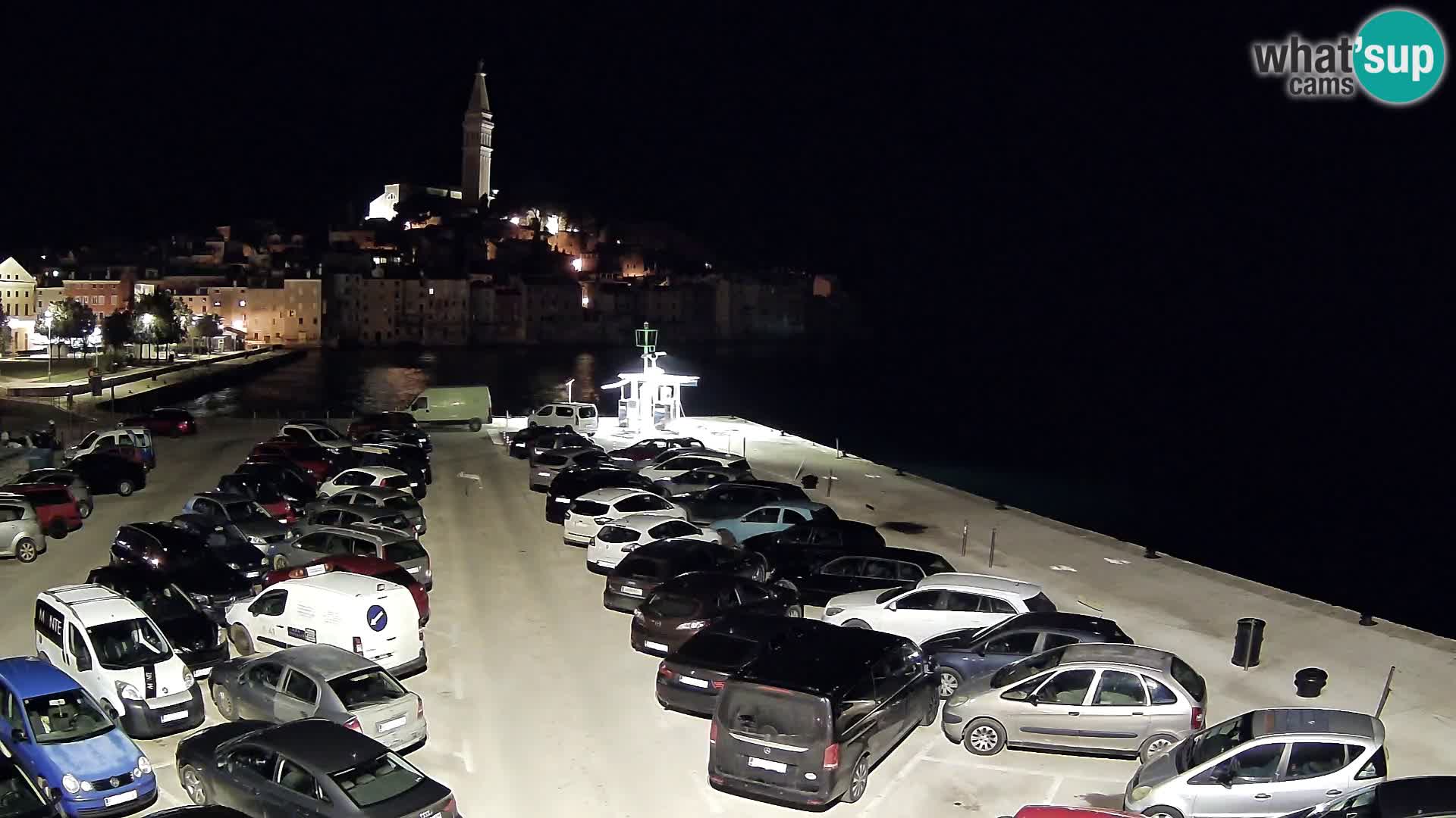 Webcam live Rovinj panorama de la ville | Istrie