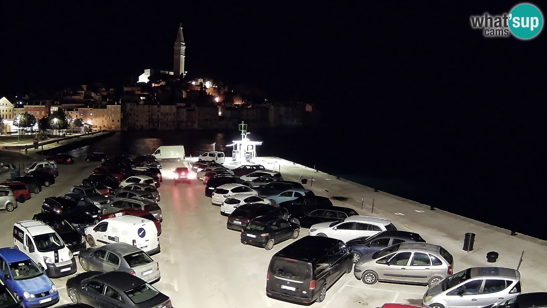 Webcam live Rovinj panorama de la ville | Istrie