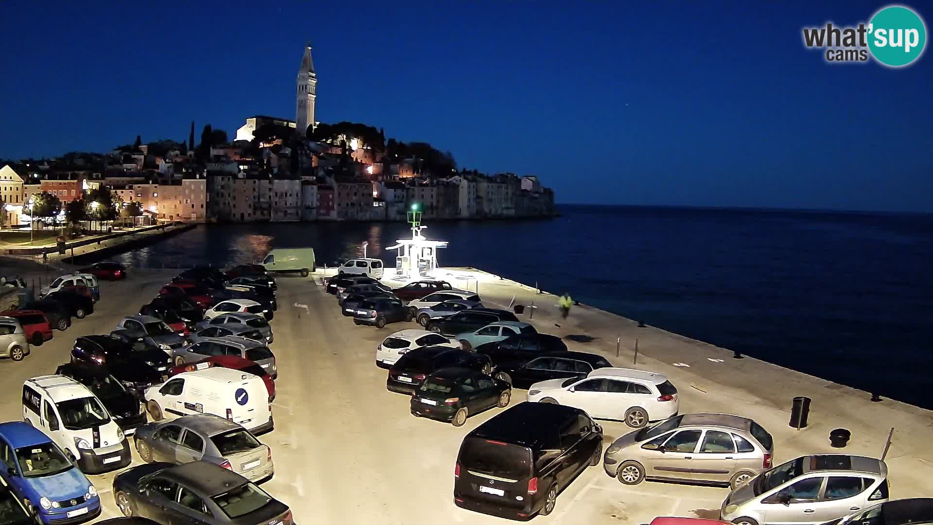 Webcam live Rovinj panorama de la ville | Istrie