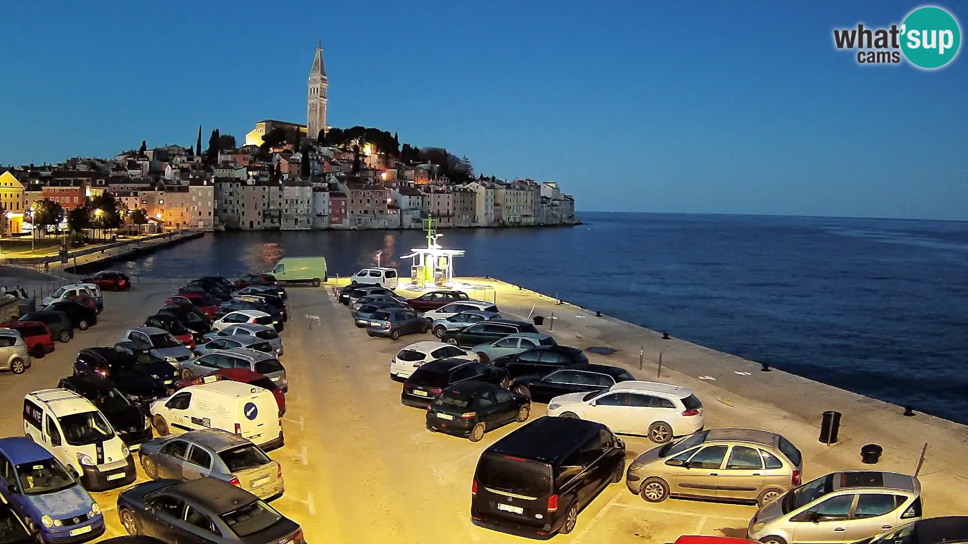 Webcam live Rovinj panorama de la ville | Istrie