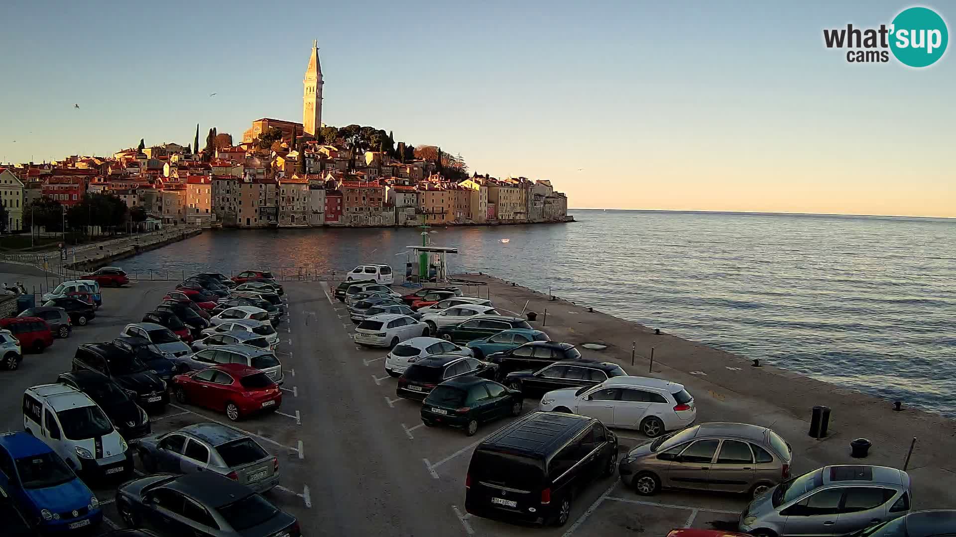 Webcam Rovinj panorama de la ciudad | Istria