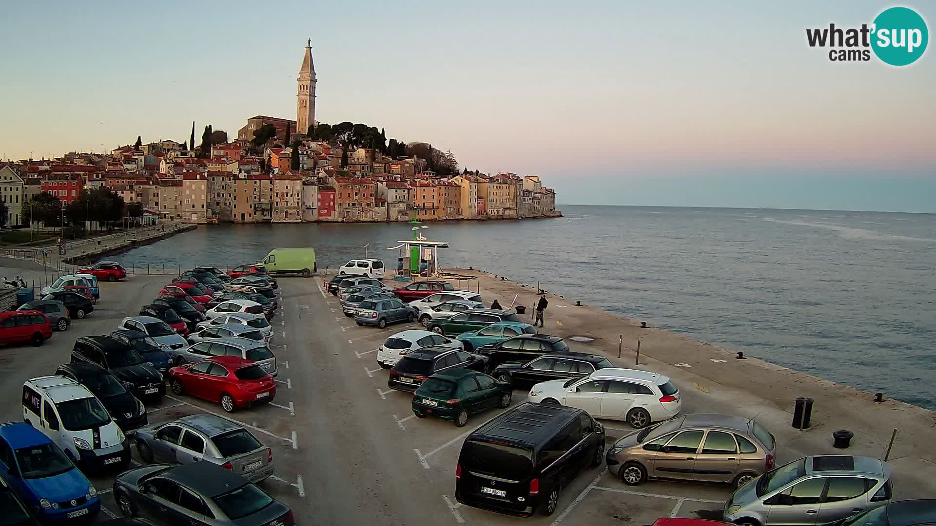 Webcam live Rovinj panorama de la ville | Istrie