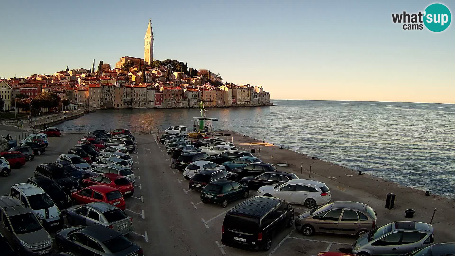 Webcam live Rovinj panorama de la ville | Istrie