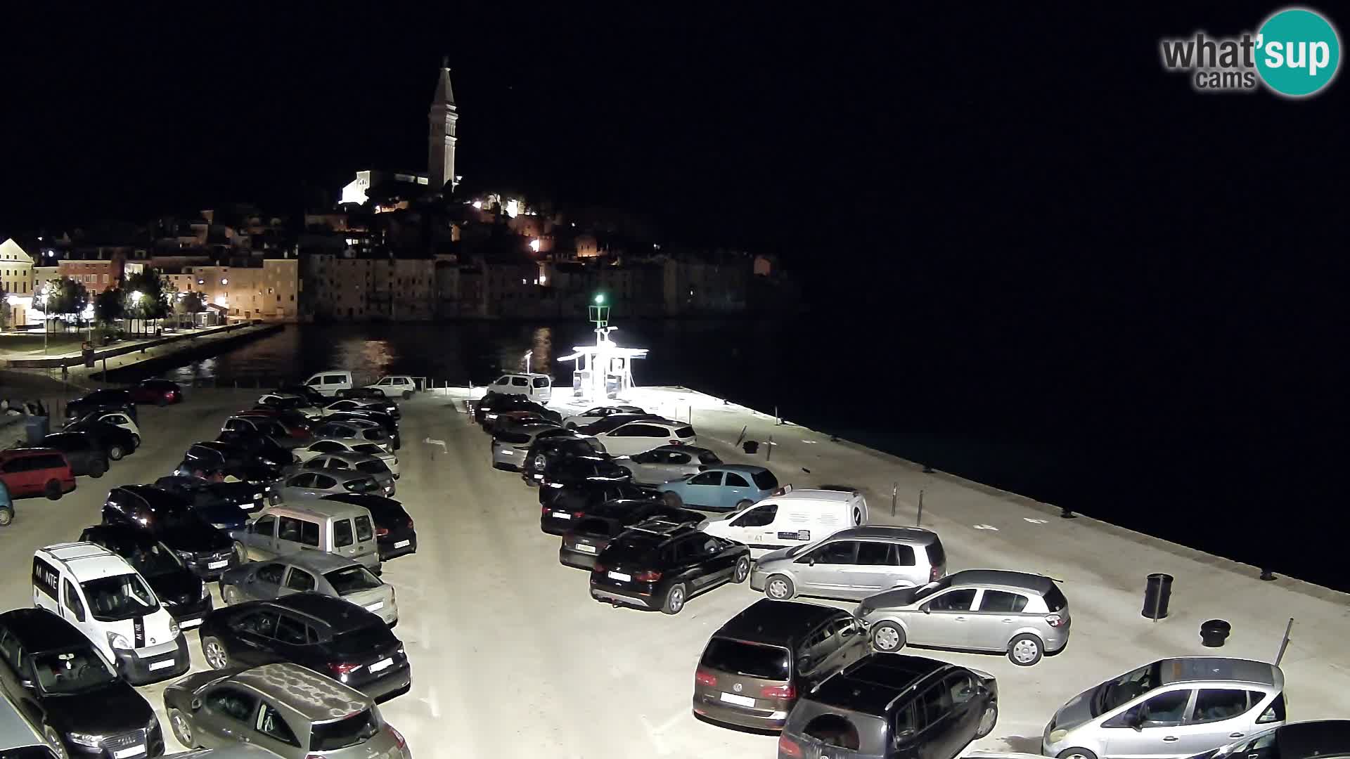 Webcam live Rovinj panorama de la ville | Istrie