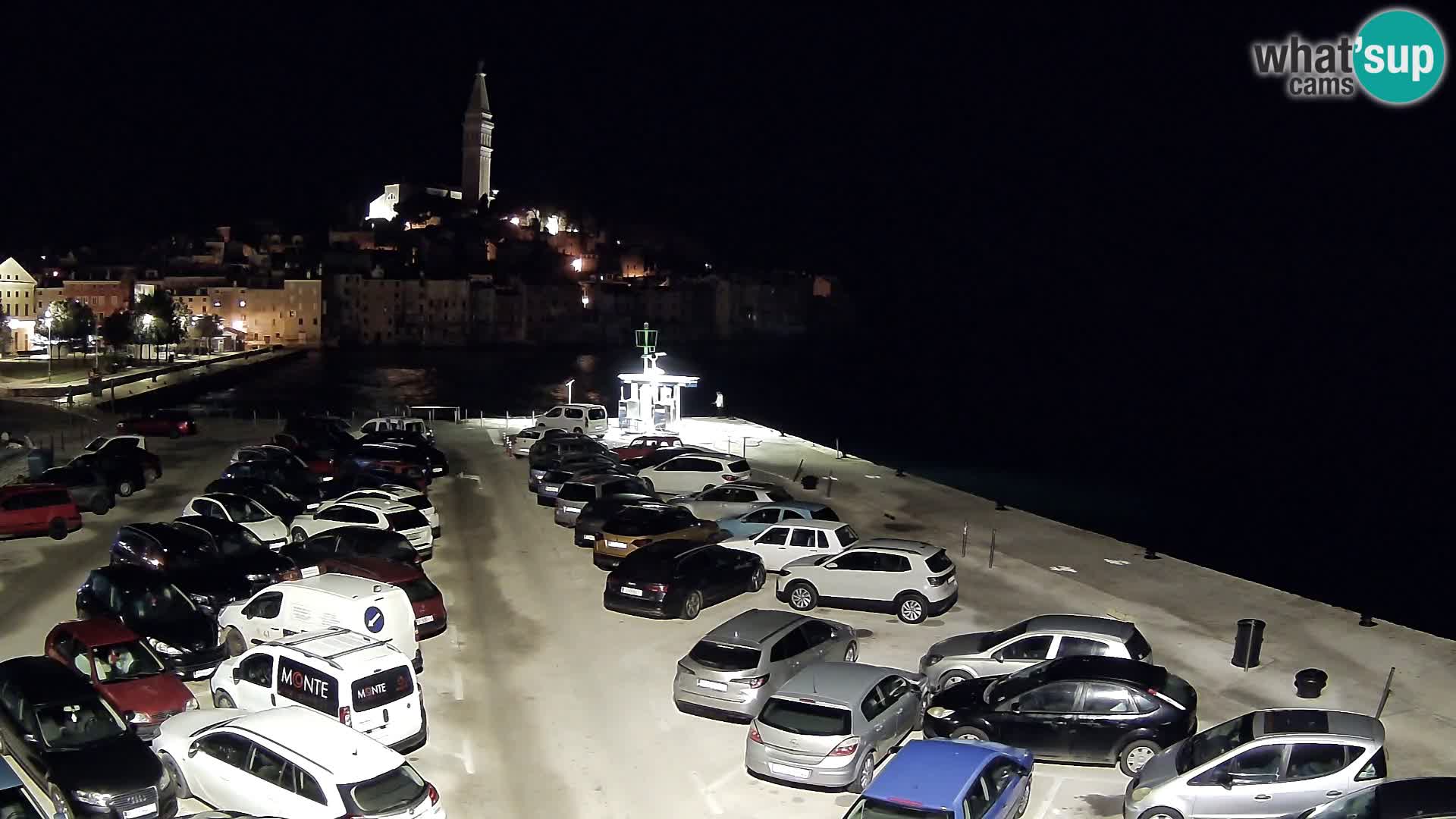 Webcam live Rovinj panorama de la ville | Istrie