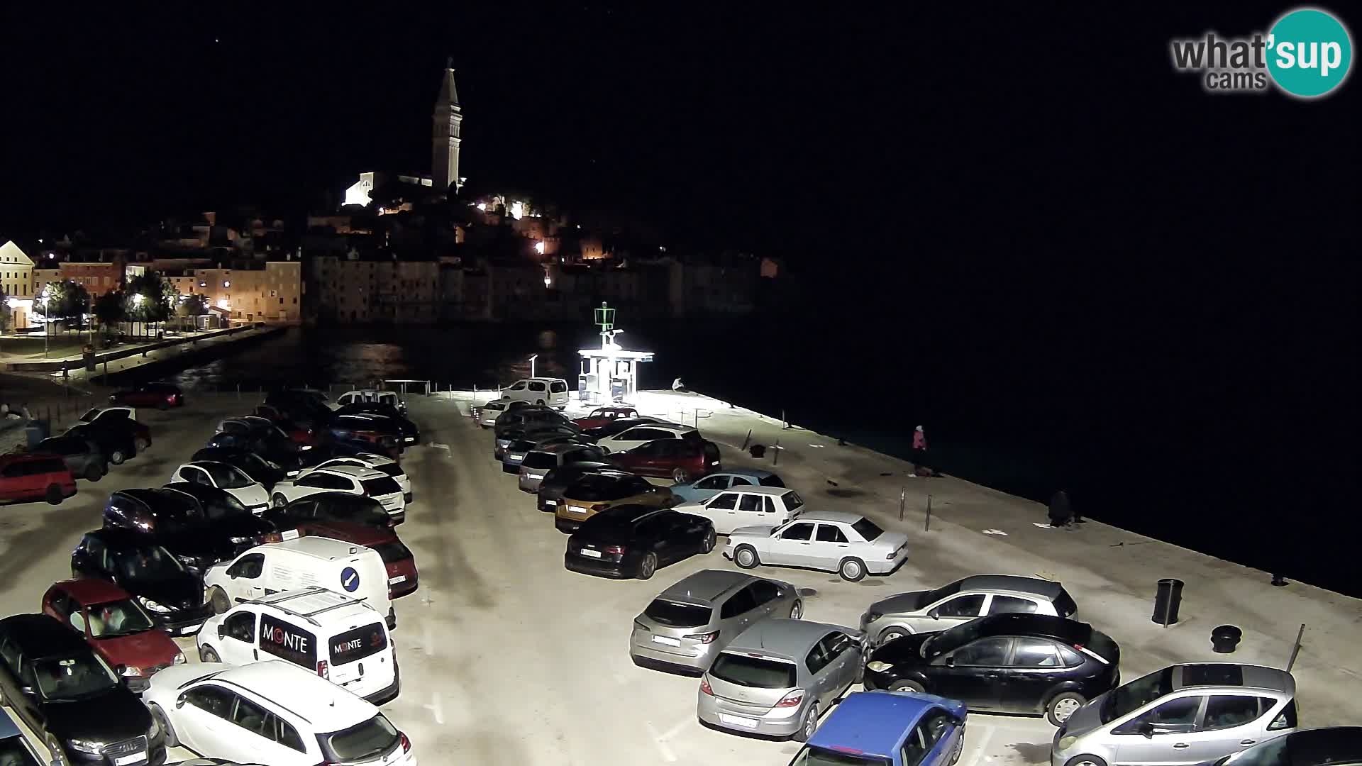 Webcam live Rovinj panorama de la ville | Istrie