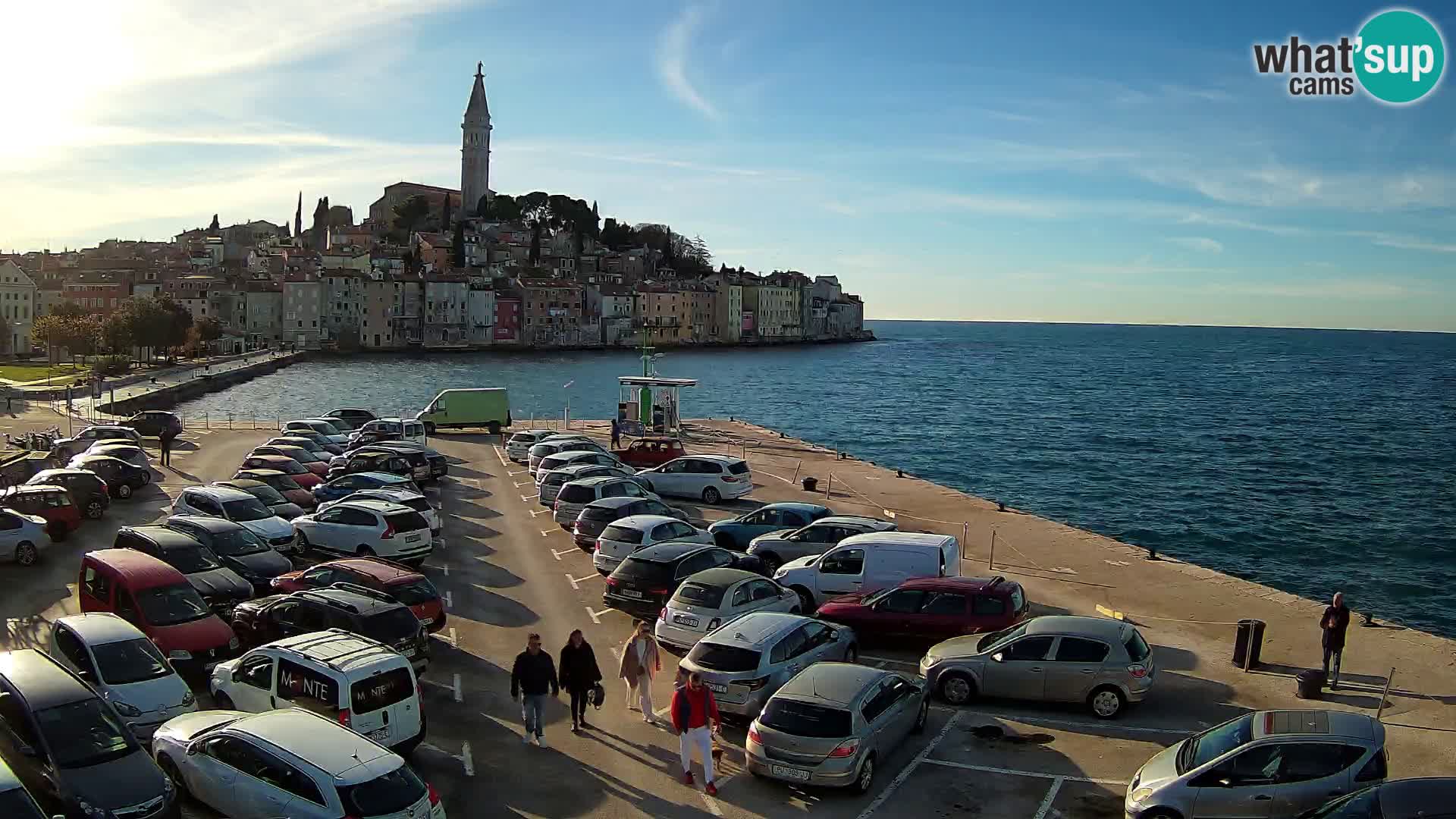 Webcam live Rovinj panorama de la ville | Istrie