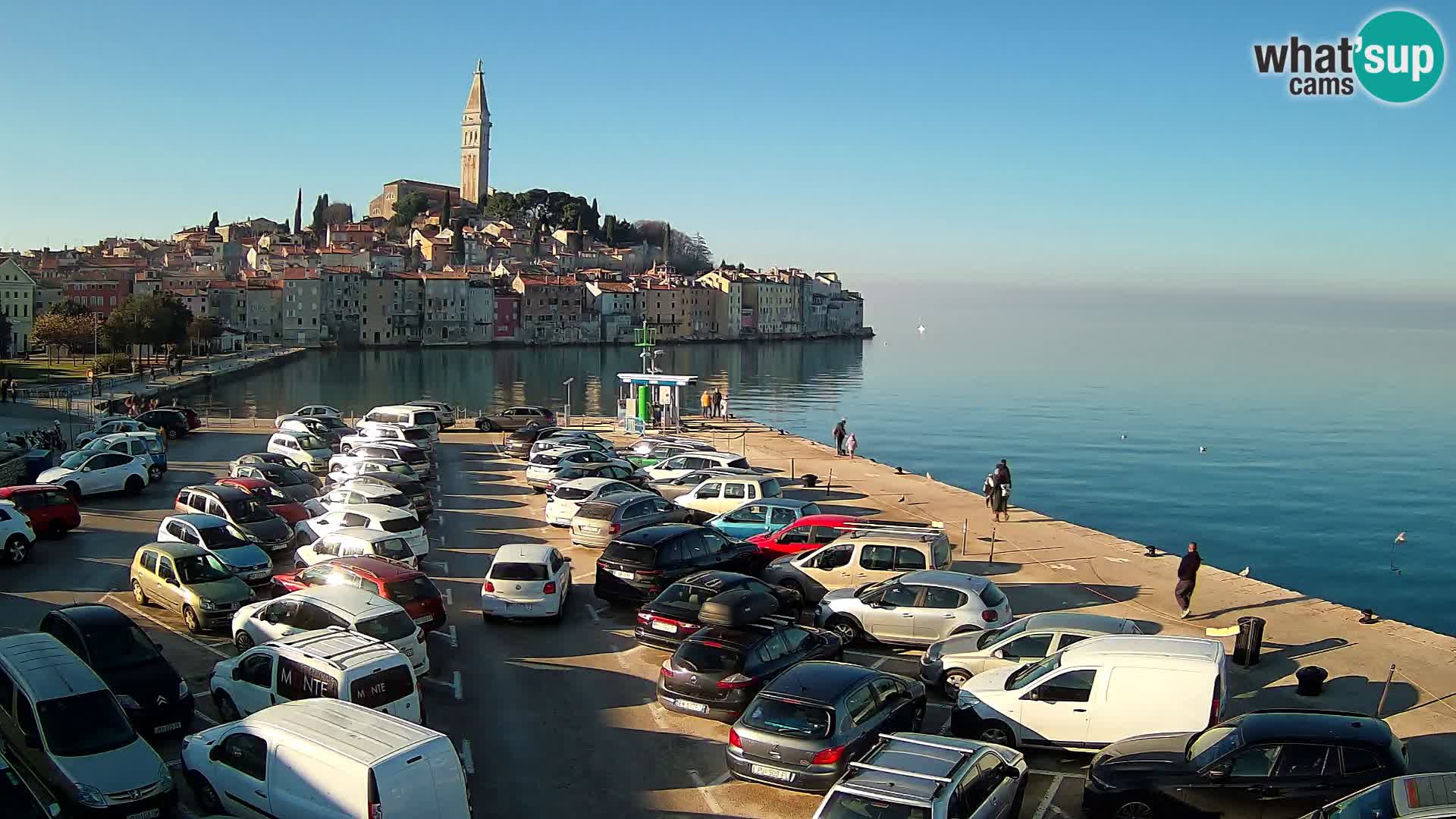 Webcam live Rovinj – panorama de la ville