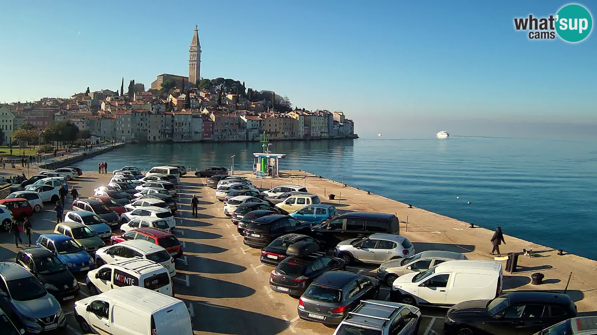 Webcam live Rovinj – panorama de la ville