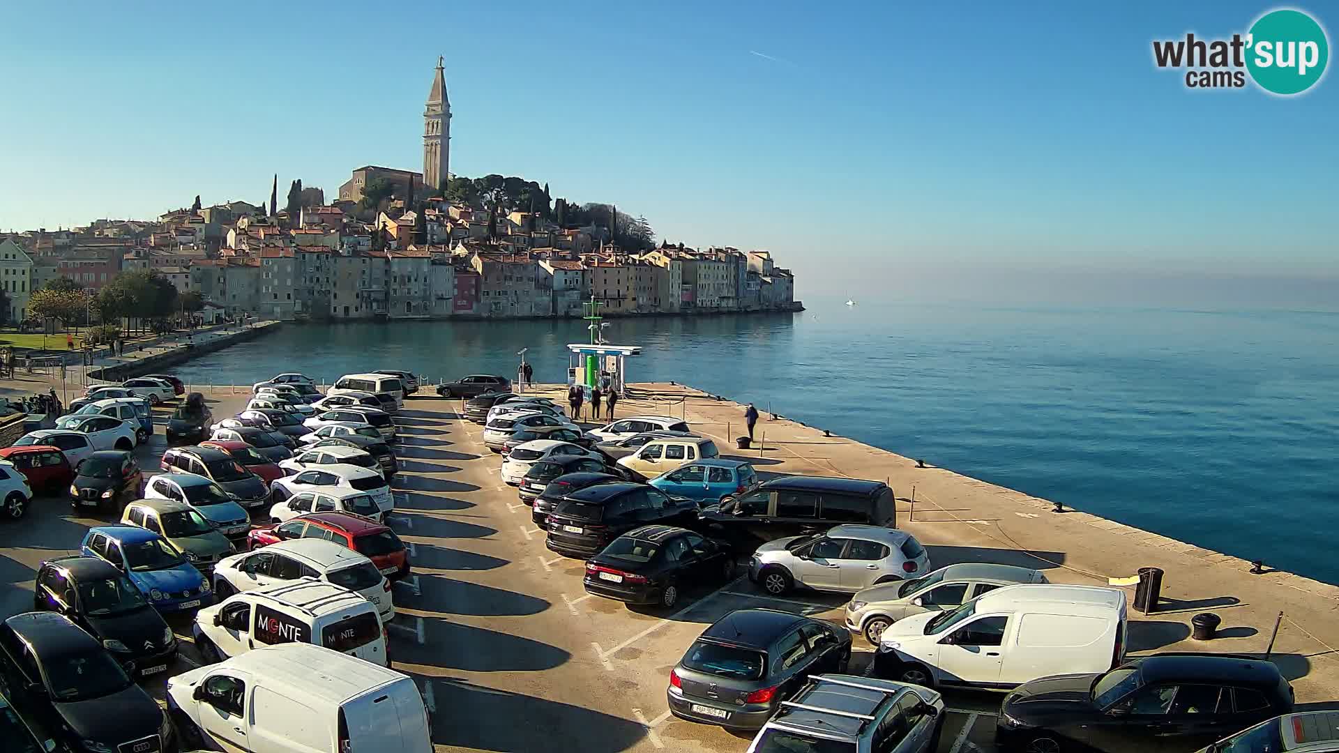 Webcam live Rovinj – panorama de la ville