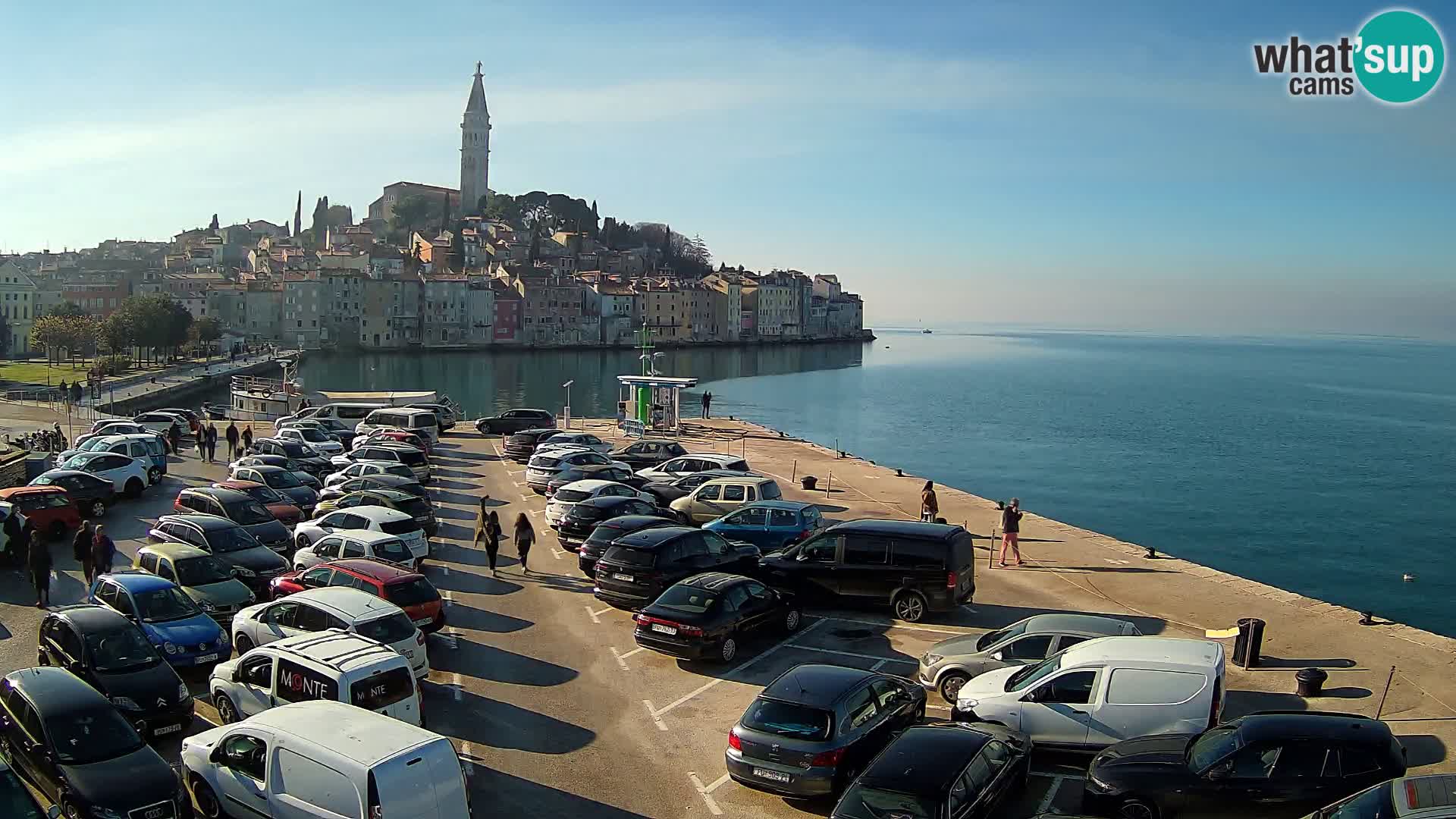 Webcam Rovinj – panorama of city – Istria – Croatia