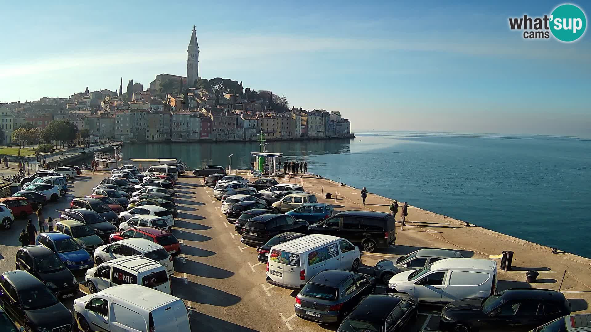 Webcam Rovinj – panorama of city – Istria – Croatia