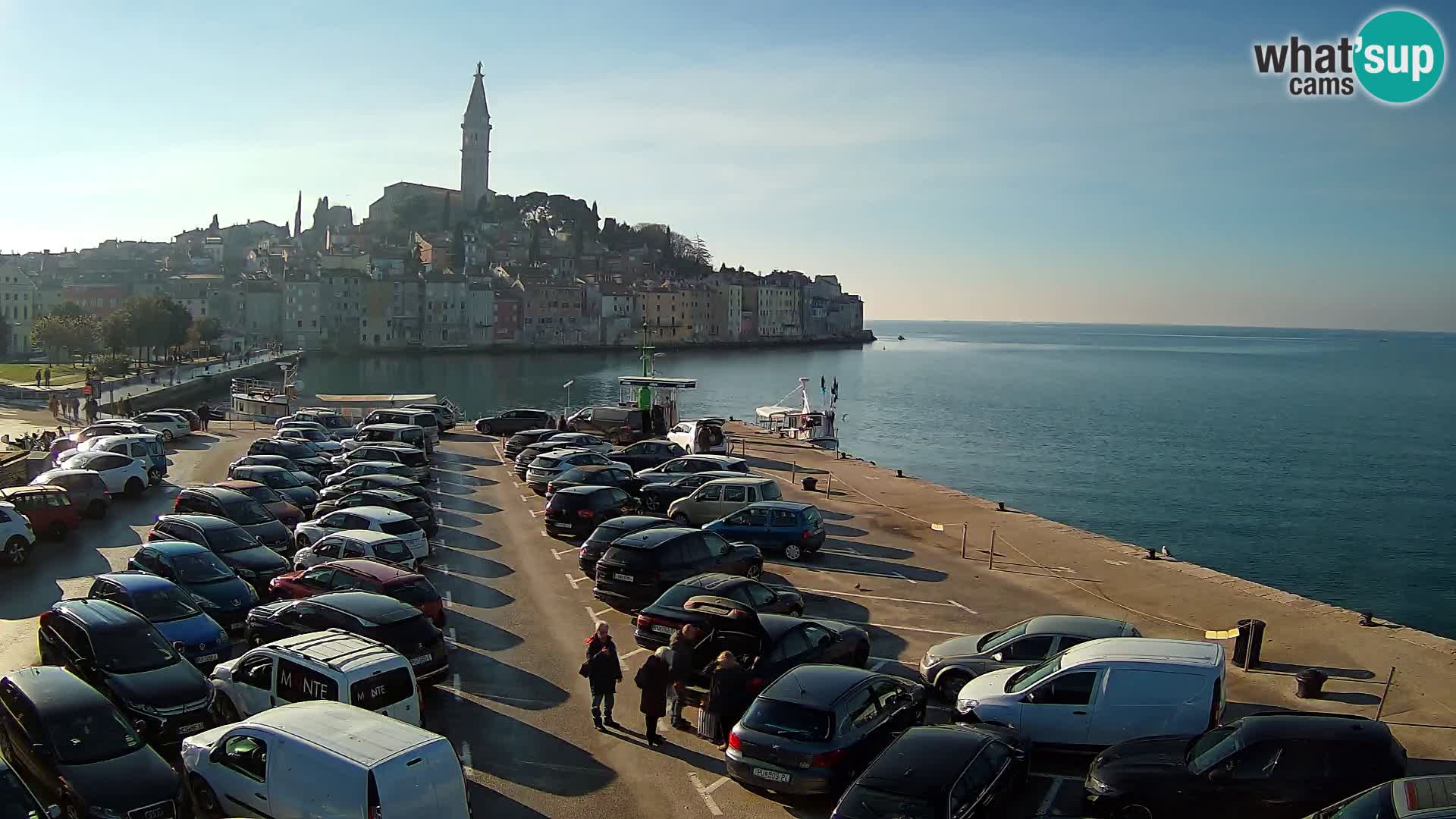 Spletna kamera Rovinj – panorama mesta