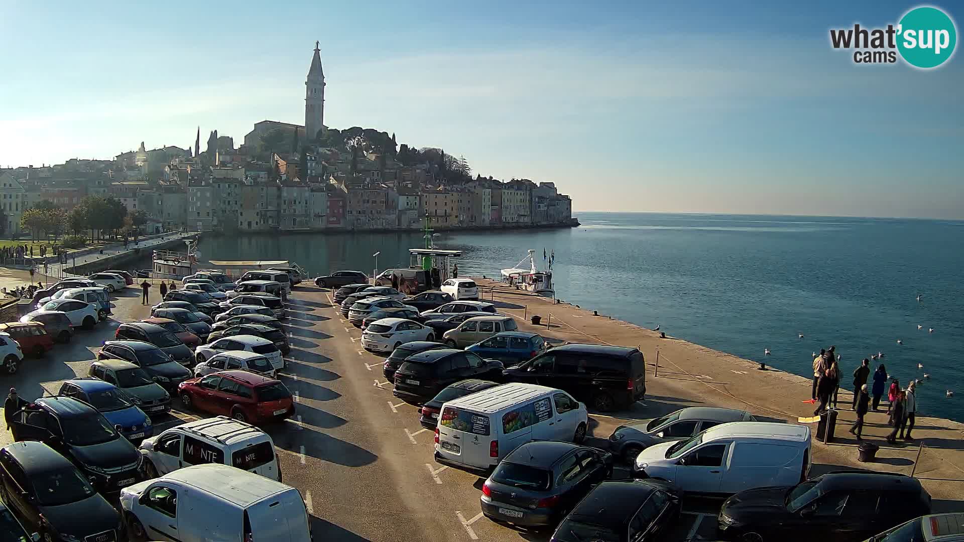 Webcam live Rovinj – panorama de la ville