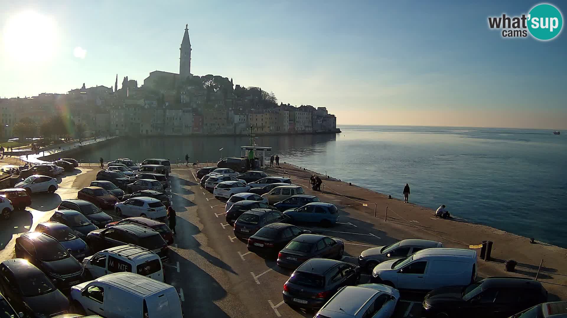 Webcam live Rovinj – panorama de la ville