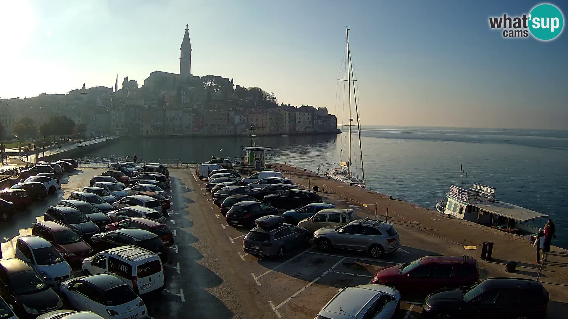 Webcam live Rovinj panorama de la ville | Istrie