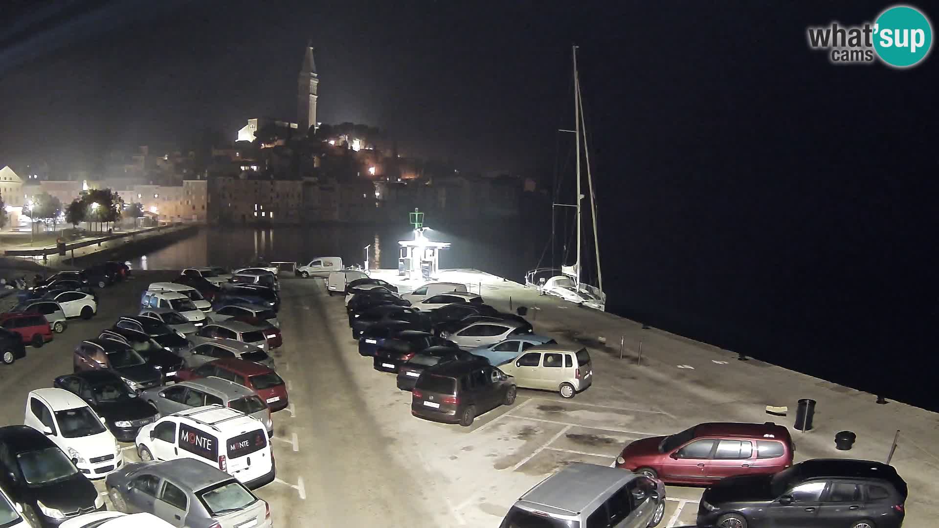 Webcam live Rovinj panorama de la ville | Istrie