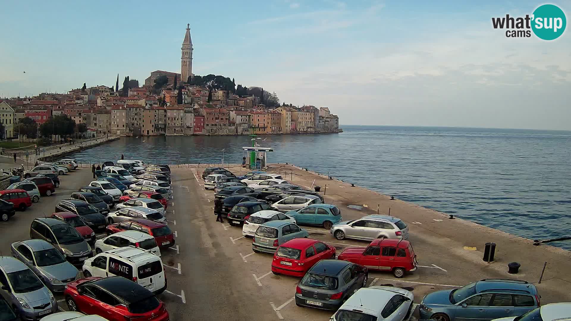 Spletna kamera Rovinj – panorama mesta