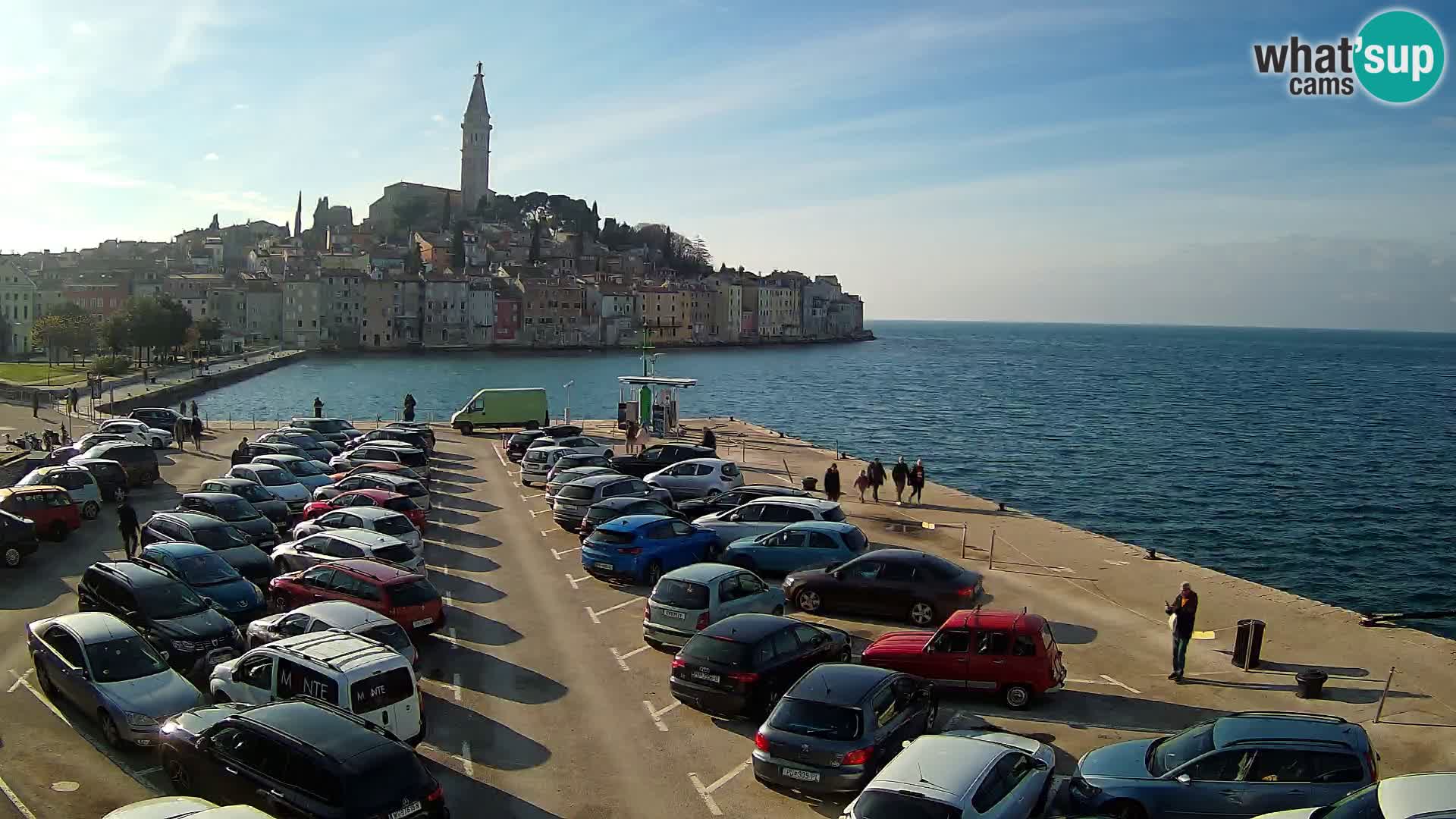 Webcam live Rovinj – panorama de la ville