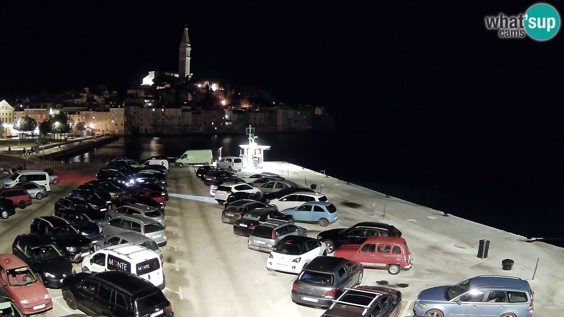 Webcam live Rovinj panorama de la ville | Istrie