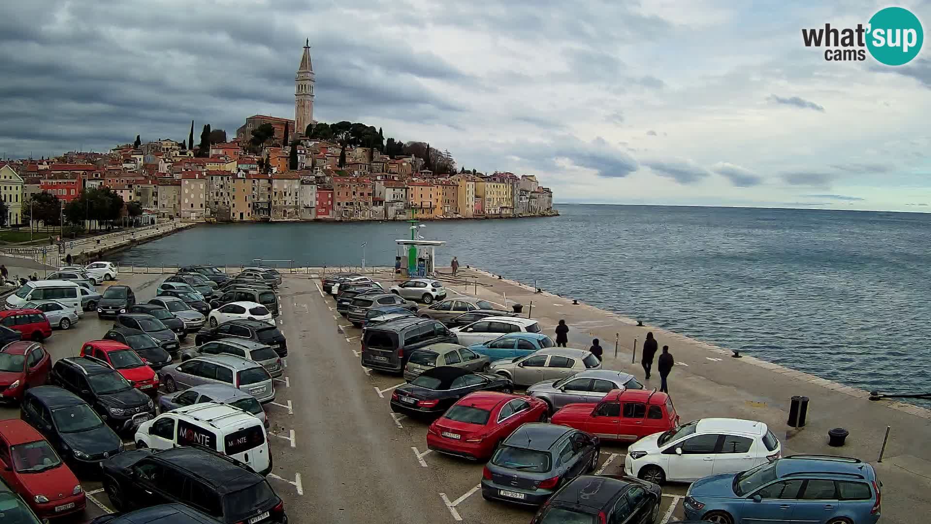 Web kamera Rovinj panorama grada