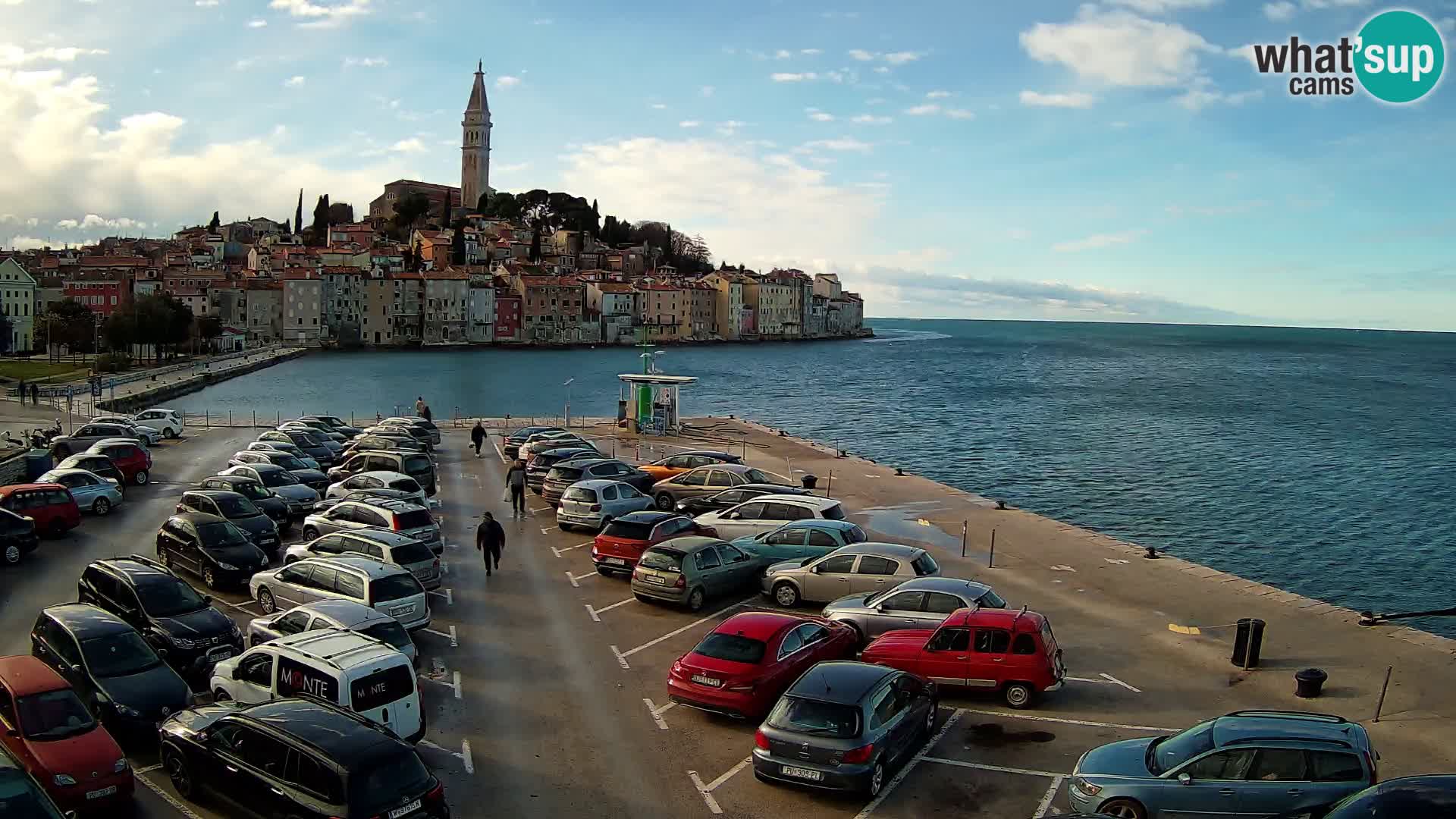 Webcam Rovinj panorama de la ciudad | Istria