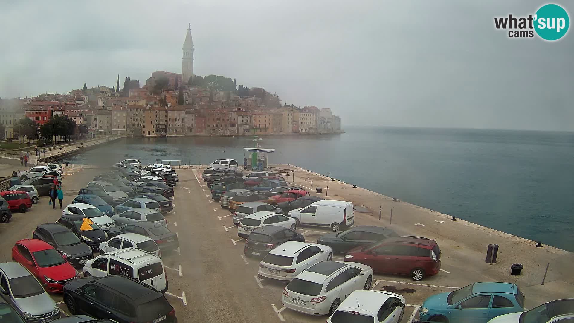 Webcam live Rovinj panorama de la ville | Istrie