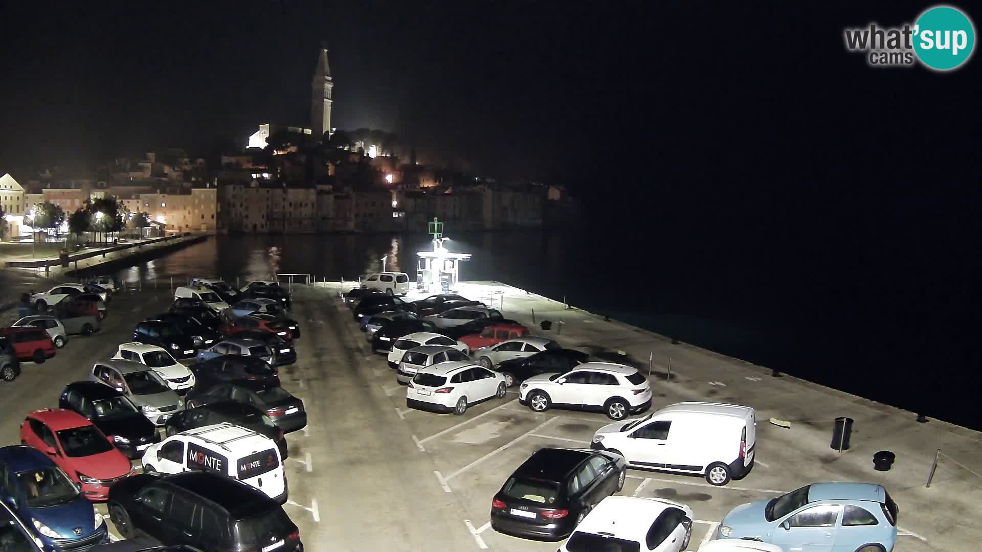 Webcam live Rovinj panorama de la ville | Istrie